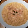 トラド - えびがらのトマトクリームパスタ