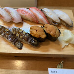 魚河岸 ひかり寿司 - キンキは塩で