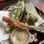 季より - 天せいろの天ぷら