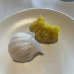 中国料理 星ヶ岡 - フカヒレ餃子と海老餃子