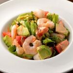 Shrimp and avocado salad ~Aurora sauce~