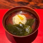 Sanpi ryo ron - エビと百合根の信条のお椀