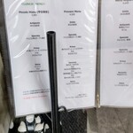 La Brianza - この日のメニュー。メニューは随時変わっていきます