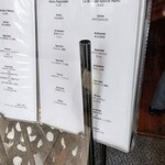La Brianza - この日のメニュー。メニューは随時変わっていきます