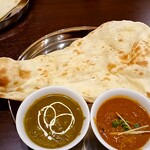 インドカレーレストラン ビシュヌデビ - チキンサグ、本日のカレー