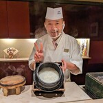 銀座うち山 - 釜めし