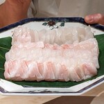 銀座うち山 - クエの造り