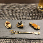 欧風煮込料理研究所 エル ルージュ - 牡蠣✖️カラスミ　が最高でした