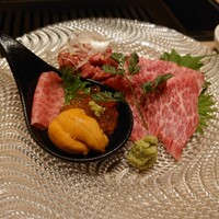 焼肉かなう - 和牛ユッケ・海鮮ユッケ