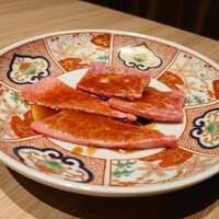 焼肉かなう - タレ、ミスジ、サーロイン