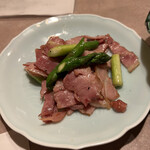 日本海庄や - アスパラベーコン