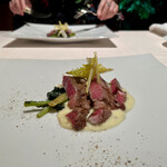 ラ・リリアーナ - 黒毛和牛のシャトーブリアンのグリル ゴルゴンゾーラのソース