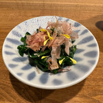 四季彩 華門 - ほうれん草のお浸し