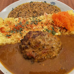 カレーの店 八月 - 煮込みハンバーグカレー＠1,350円