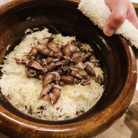 御成門はる - 蛍烏賊と新生姜の炊き込み