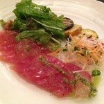 和菜 - マグロのジュレ、夏野菜のマリネ