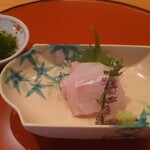 うかい竹亭 - クエの刺身