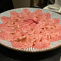焼肉専科 肉の切り方 日本橋本店 - 全員4番打者。
