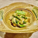 丸喜すし - 太刀魚の蕗味噌和え