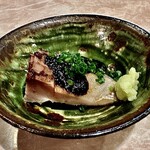 丸喜すし - 〆鯖の炙り 海苔醤油