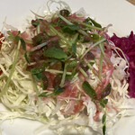 とんかつ 洋食の店 ICHIBAN - オムライスのサラダ