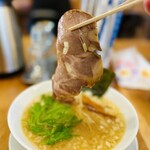 大島ラーメン あづまや - 貝出汁