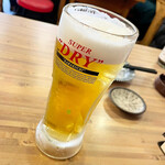 Toro Masa - 生ビール（ハッピーアワー）@¥290外