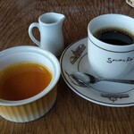 清泉寮本館レストラン - 今日のデザートはプリン