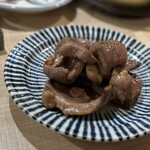 モツの朝立ち - 牛ハツ焦がしバター