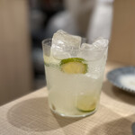 モツの朝立ち - すだちサワー