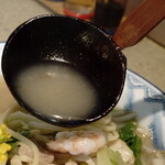 ろーりえ - ”スープ”、”野菜の水分”と”旨味”が溶け込み、染みだした”スープ”は薄味です。