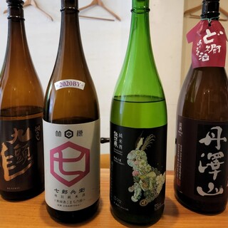 Rare sake and wine selected to match Nagoya Cochin.