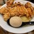 ラーメン火ノ鷺 - 料理写真:麺250㌘＋唐揚げ250㌘＋味玉