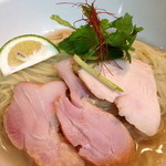維新 - 鶏節の細つけ麺 改 麺アップ