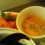 舶来茶屋 天正庵 - トマトとポテトの冷製スープ