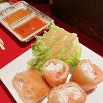 とり焼き 鶏料理 かしわ - 春巻き