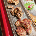 とり焼き 鶏料理 かしわ - 焼きつくね、もも、せせり