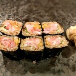 輝鮨 - トロタク巻き