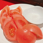 とり焼き 鶏料理 かしわ - スライストマト