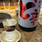 Sumiyaki Daishin Yurigaokaten - 厳選酒【白瀑ど辛】(半合) ¥528