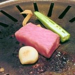 焼肉 松喜 - 焼きますけど、短い時間です。