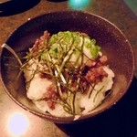 焼肉 松喜 - ソボロ丼。