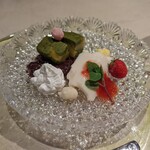 Sobako Kaiseki Ginza Tean - デザートは2種盛り