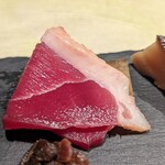 Sobako Kaiseki Ginza Tean - 「鴨ロースの生ハム 牛蒡の旨煮添え」