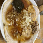 みんみんラーメン - バラチャーシュー麺特盛り