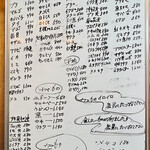 富田屋 - ホワイトボードメニュー(本日のおすすめ)
      食したいものが有りましたら
      店員にたづねて下さい