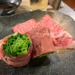 黄金出汁しゃぶと江戸前寿司 肉のあさつ - 