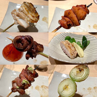 地葉 栄 - おまかせ串もの色々