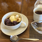 珈琲館 尾賀 - 珈琲ぜんざい