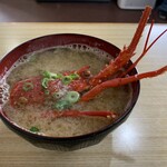 江戸前鶴鮨 - 伊勢海老の味噌汁